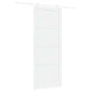 vidaXL Sliding Door 93 x 232 cm Engineered Wood White