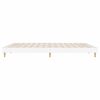 vidaXL Bed Frame without Mattress White 200x200 cm Engineered Wood