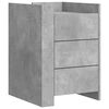 vidaXL Bedside Cabinet Concrete Grey 45x50x65 cm Engineered Wood