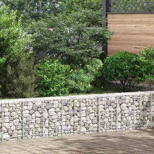vidaXL Gabion Raised Beds 3 pcs 30x30x50 cm Iron