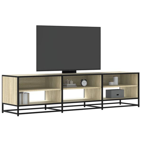 vidaXL TV Cabinet Sonoma Oak 180x40x46 cm Engineered Wood