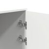 vidaXL Storage Cabinet White 40x45x103.5 cm Engineered Wood