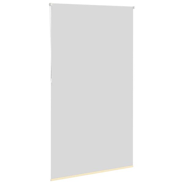 vidaXL Roller Blind Blackout Beige 125x210 cm Fabric Width 121.6 cm Polyester