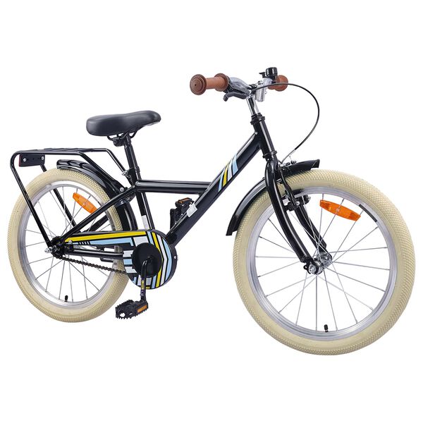 vidaXL Kids Bike 20'' for 6-11 Years Old Black