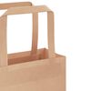 vidaXL Paper Bags 250 pcs with Handles Brown 32x22x28 cm