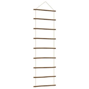 vidaXL Wall Decoration Ladder-Shaped 50x150 cm Natural Branch