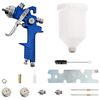 vidaXL HVLP Paint Spray Gun Kit 600 ml Cup 1.3/1.7/2.0 mm Nozzles