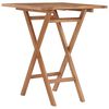 vidaXL Folding Garden Table 60x60x75 cm Solid Teak Wood