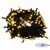 vidaXL Christmas Bauble Set with 150 LEDs 61 pcs Gold Plastic