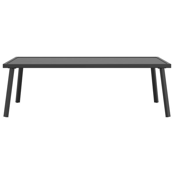 vidaXL Garden Coffee Table Anthracite 110x55x35cm Steel