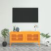 vidaXL TV Cabinet Mustard Yellow 105x35x50 cm Steel