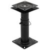 vidaXL Boat Seat Pedestal with 360&deg; Seat Swivel Adjustable Steel