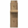 vidaXL Wall Shelves 2 pcs Artisian Oak 38x12x38 cm Engineered Wood
