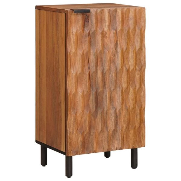 vidaXL Sideboard Acacia Brown Finish 40 x 33 x 75 cm Solid Mango Wood