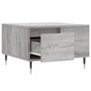 vidaXL Coffee Table Grey Sonoma 55x55x36.5 cm Engineered Wood