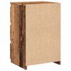 vidaXL Bedside Cabinet Old Wood 40x35x62.5 cm Engineered Wood