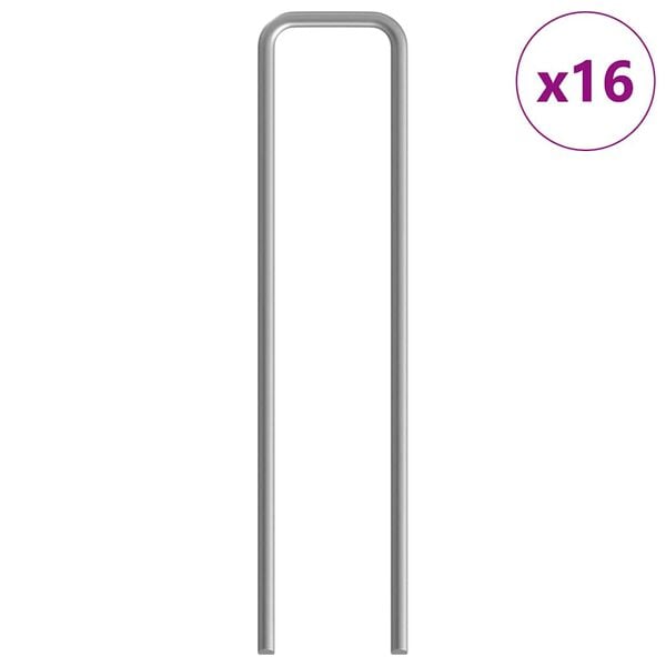 vidaXL Rabbit Cage Silver 400 x 78 x 78 cm Galvanised Steel