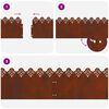 vidaXL Lawn Edgings 30 pcs Rusty 103 x 0.05 x 22 cm Weathering Steel