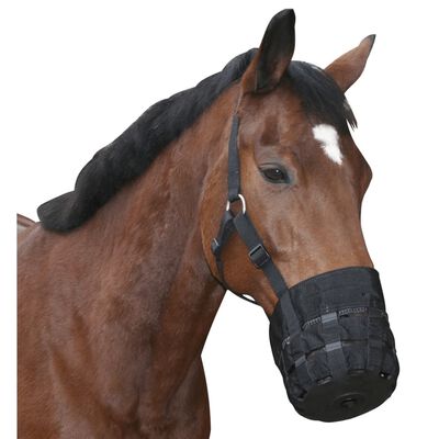 Covalliero Horse Muzzle Pony Black