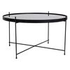 House Nordic Coffee Table Scarlett 70x40 cm Round Black