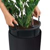 LECHUZA Planter Cilindro Color 32 ALL-IN-ONE Slate 13953