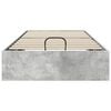 vidaXL Ottoman Bed Frame with Storage Concrete Grey 193 x 90 x 25 cm