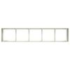 vidaXL Planter White 200x40x40 cm Cold-rolled Steel