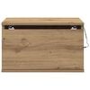 vidaXL Wall-mounted Bedside Cabinet Artisan Oak 50 x 36 x 30 cm