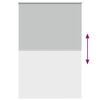 vidaXL Roller Blind Blackout Light Grey 150x210 cm Fabric Width 146.6 cm Polyester