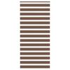 vidaXL Zebra Blind Brown 115x230 cm Fabric Width 110.9 cm Polyester