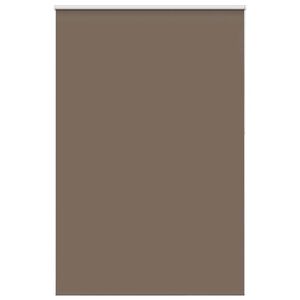 vidaXL Roller Blind Blackout Coffee 165x210 cm Fabric Width 161.6 cm Polyester