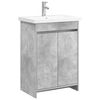 vidaXL Bathroom Furniture Set Concrete Grey 81 x 40 x 84.5 cm