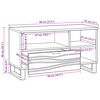 vidaXL TV Units with Drawer White 80 x 33 x 46 cm Engineered wood