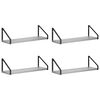 vidaXL Wall Shelves 4 pcs Grey Sonoma 50 x 16 x 15.5 cm