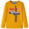 Kids' T-shirt with Long Sleeves Ochre 128