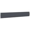 vidaXL Lawn Edgings 10 pcs Anthracite 15x103 cm Cold-rolled Steel