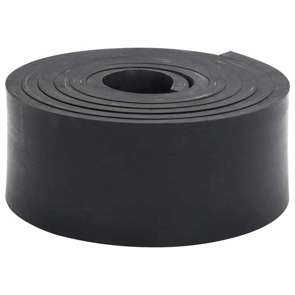 vidaXL Rubber Edge for Snow Plow Black 250x10x1 cm