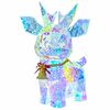 vidaXL Prismatic Iridescent LED Reindeer with Bell Multicolour