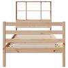 vidaXL Bookcase Bed without Mattress 90x200 cm Solid Wood Pine