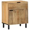 vidaXL Bedside Cabinet Brown 50x33x60 cm Solid Wood Mango