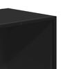 vidaXL Bookcase Black 80.5x35x139 cm Engineered Wood