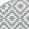 vidaXL Outdoor Carpet ARAKIL Grey &Oslash;120 cm PP