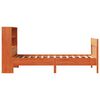 vidaXL Bed Frame without Mattress Wax Brown 90x190 cm Single Solid Wood Pine