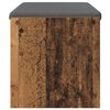 vidaXL Hall Bench with Cushion Old Wood 83 x 38 x 40 cm