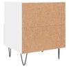 vidaXL Bedside Cabinets 2 pcs White 40x35x47.5 cm Engineered Wood
