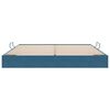 vidaXL Storage Bed with Mattress Dark Blue 200 x 200 cm Velvet