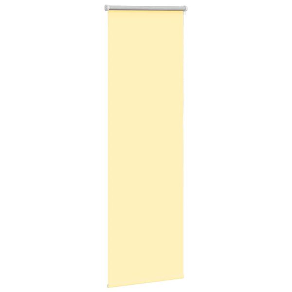 vidaXL Roller Blind Blackout Yellow 60x150 cm Fabric Width 55.7 cm Polyester