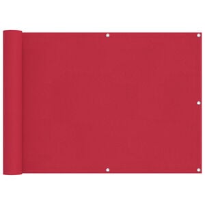 vidaXL Balcony Screen Burgundy 75 x 300 cm Oxford Fabric