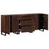 vidaXL Sideboards 3 pcs 60x34x75 cm Solid Wood Mango