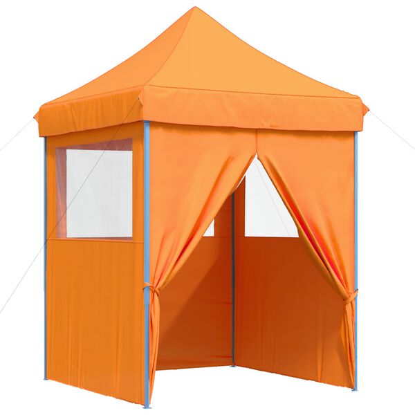 vidaXL Party Tent Folding Orange 200 x 200 x 306 cm Oxford Fabric